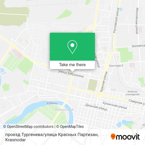проезд Тургенева / улица Красных Партизан map