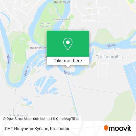 СНТ Излучина-Кубань map