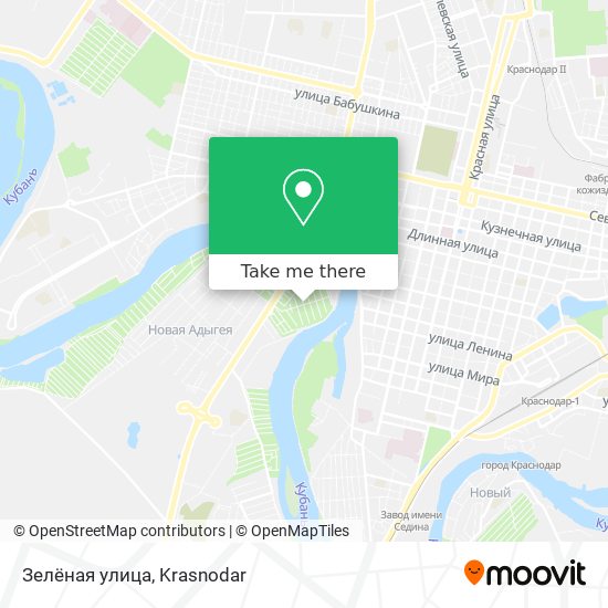 Зелёная улица map