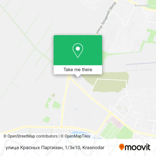 улица Красных Партизан, 1/3к10 map