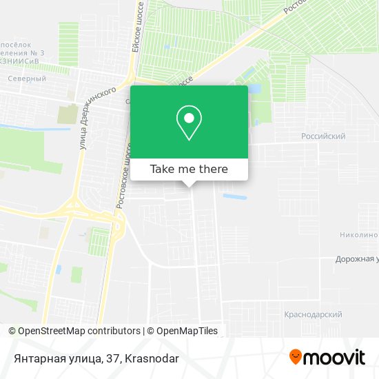 Янтарная улица, 37 map