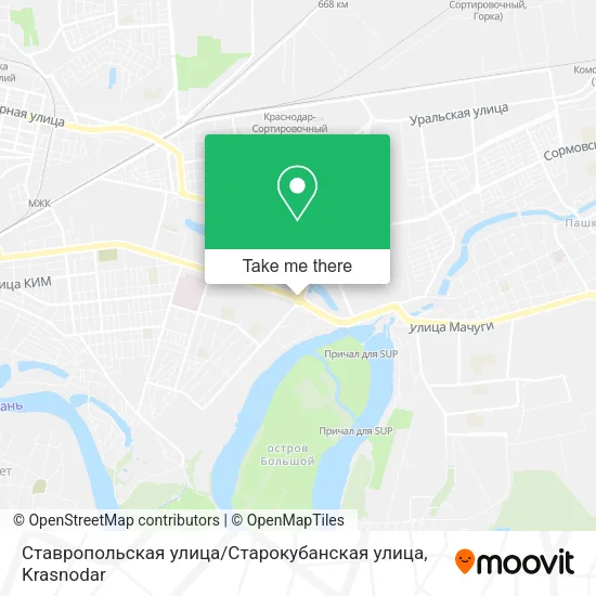 Ставропольская улица / Старокубанская улица map