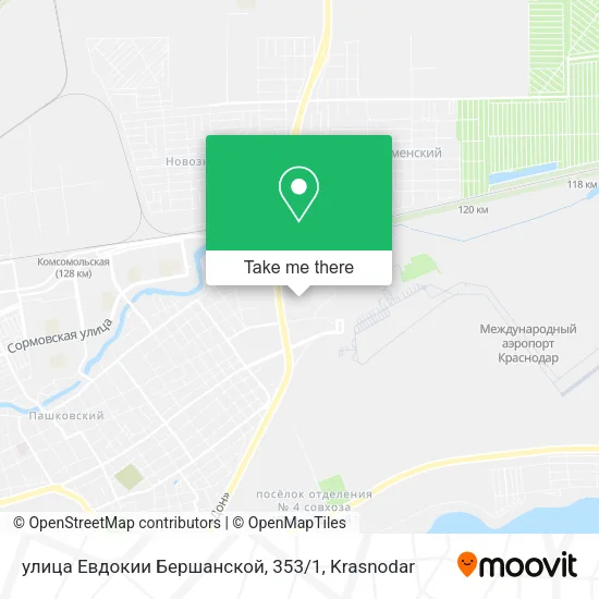 улица Евдокии Бершанской, 353 / 1 map