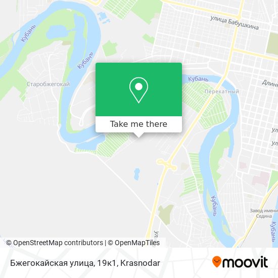 Бжегокайская улица, 19к1 map