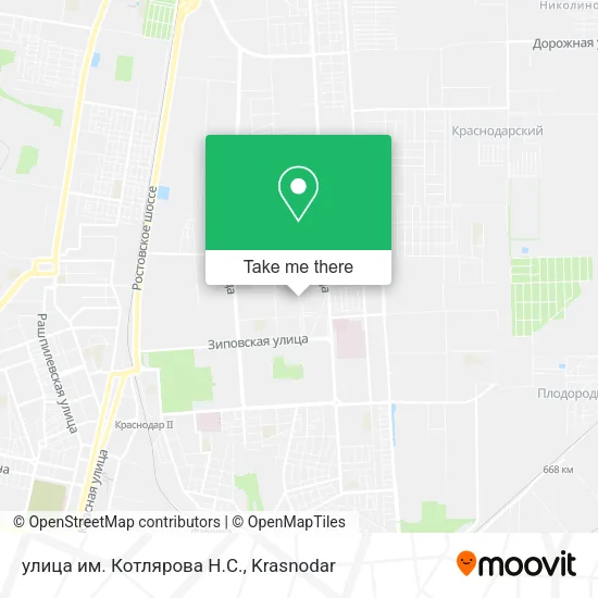улица им. Котлярова Н.С. map