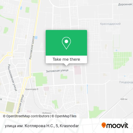 улица им. Котлярова Н.С., 5 map