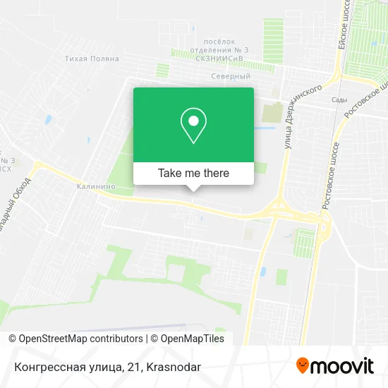 Конгрессная улица, 21 map