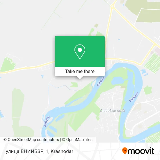 улица ВНИИБЗР, 1 map