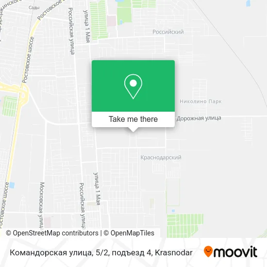 Командорская улица, 5 / 2, подъезд 4 map