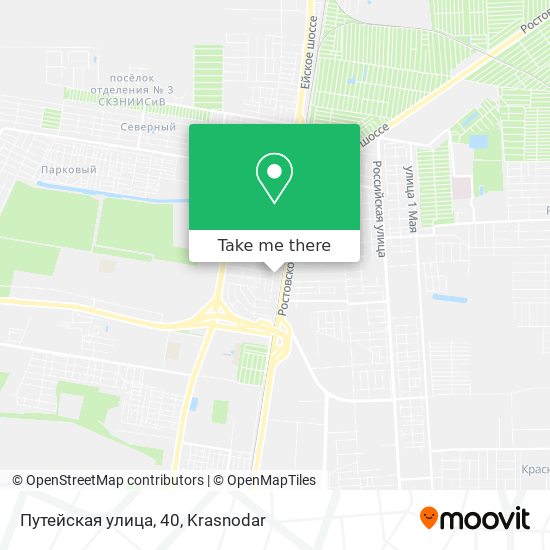 Путейская улица, 40 map