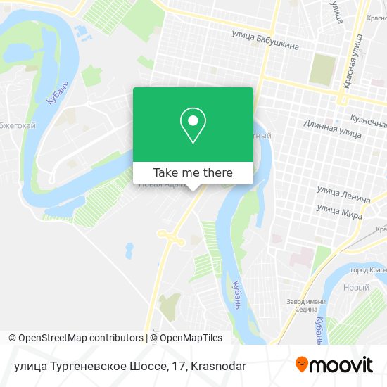 улица Тургеневское Шоссе, 17 map