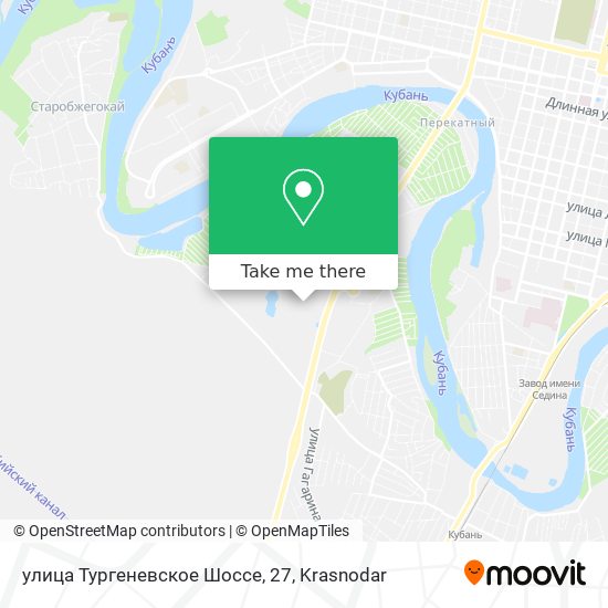 улица Тургеневское Шоссе, 27 map