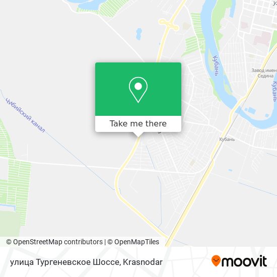 улица Тургеневское Шоссе map