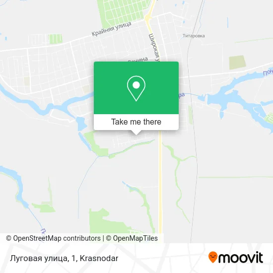 Луговая улица, 1 map