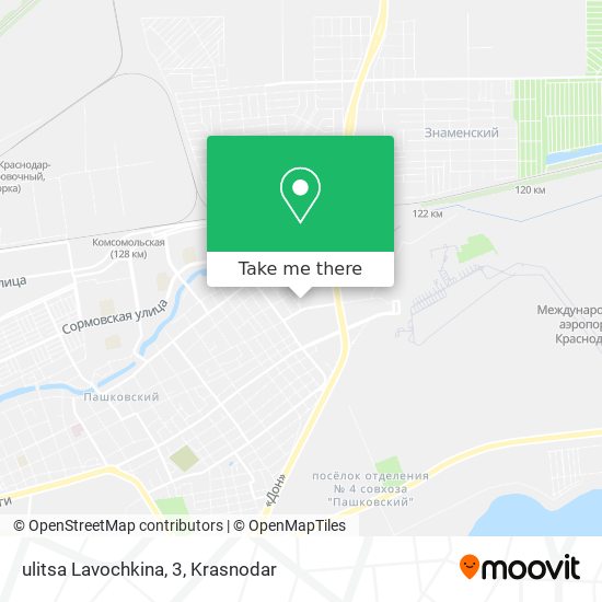ulitsa Lavochkina, 3 map