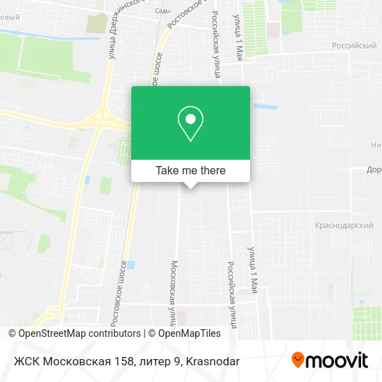 ЖСК Московская 158, литер 9 map