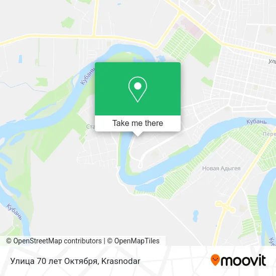 Улица 70 лет Октября map