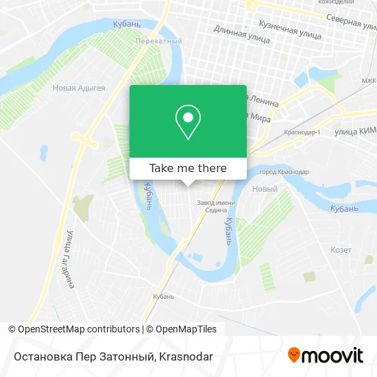 Остановка Пер Затонный map