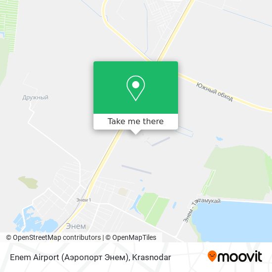 Enem Airport (Аэропорт Энем) map