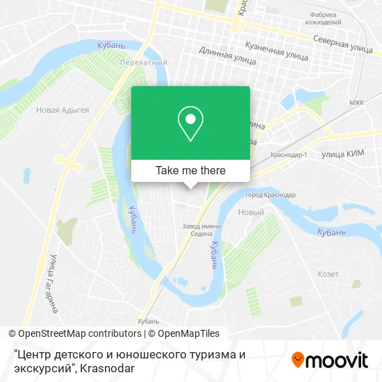 "Центр детского и юношеского туризма и экскурсий" map