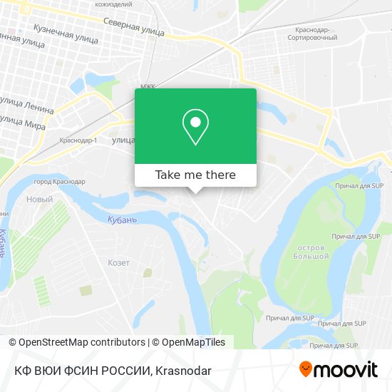 КФ ВЮИ ФСИН РОССИИ map