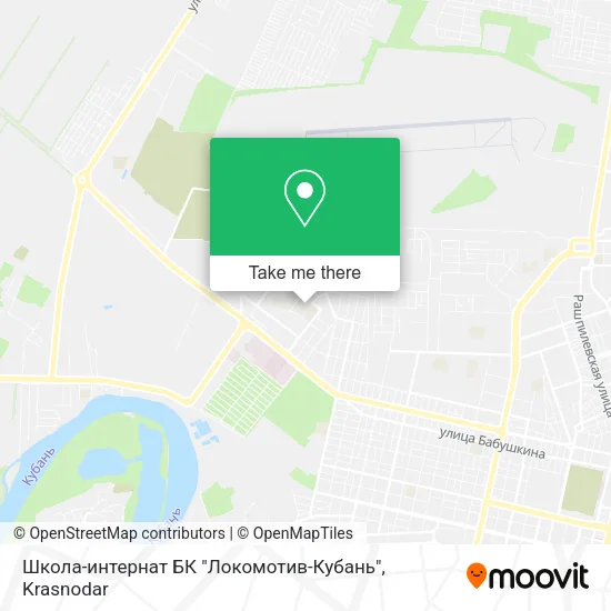 Школа-интернат БК "Локомотив-Кубань" map