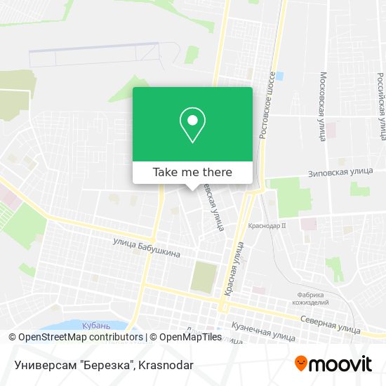 Универсам "Березка" map