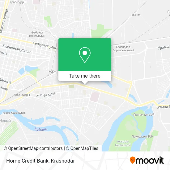 Home Credit Bank map