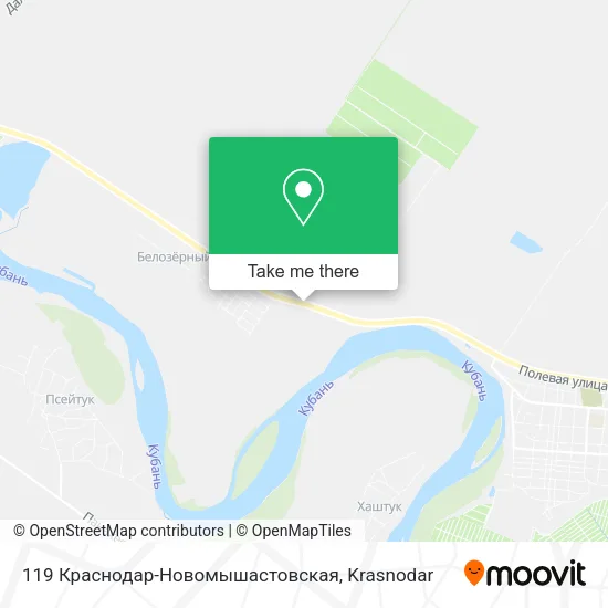 119 Краснодар-Новомышастовская map