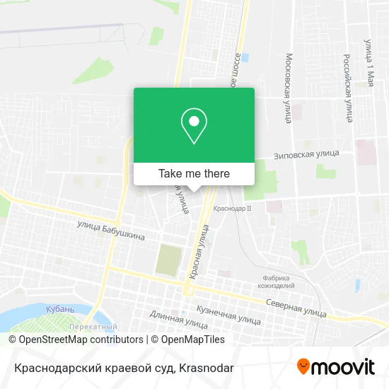 Краснодарский краевой суд map