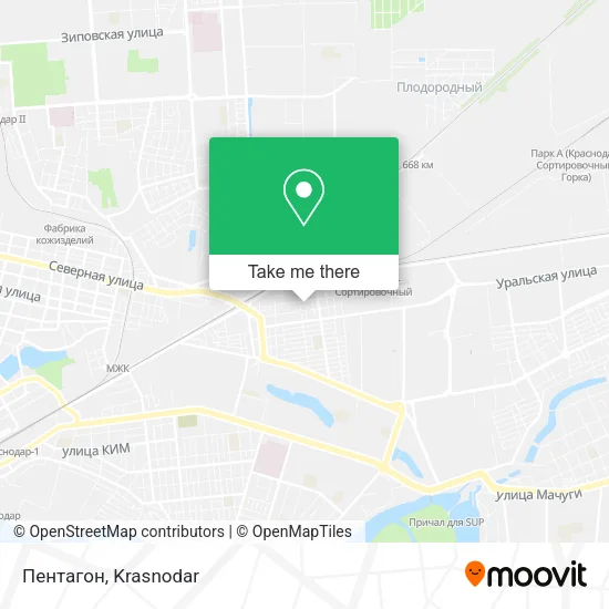 Пентагон map