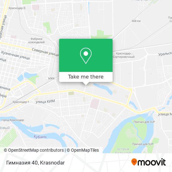 Гимназия 40 map