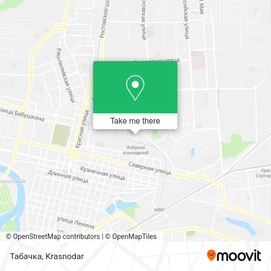Табачка map