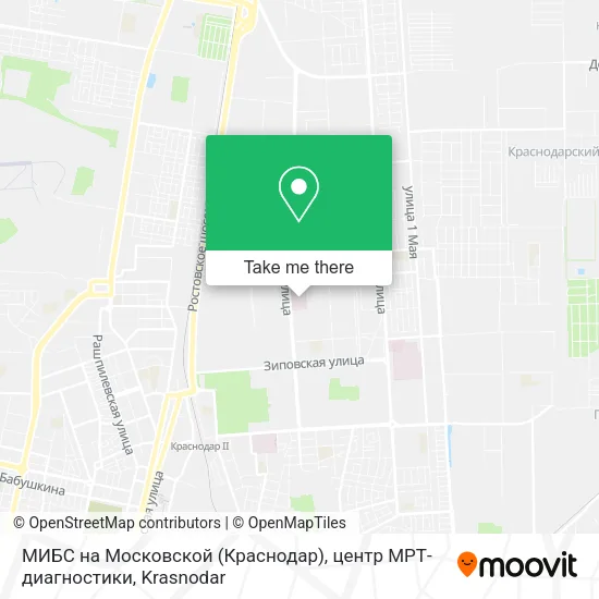 МИБС на Московской (Краснодар), центр МРТ-диагностики map
