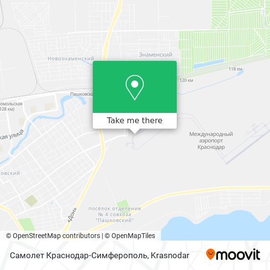 Самолет Краснодар-Симферополь map