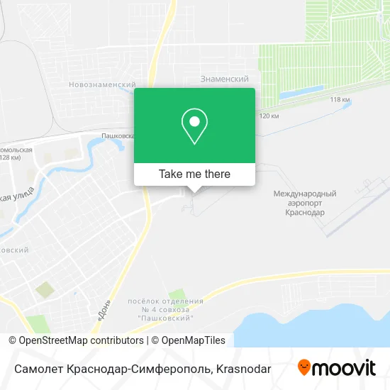 Самолет Краснодар-Симферополь map