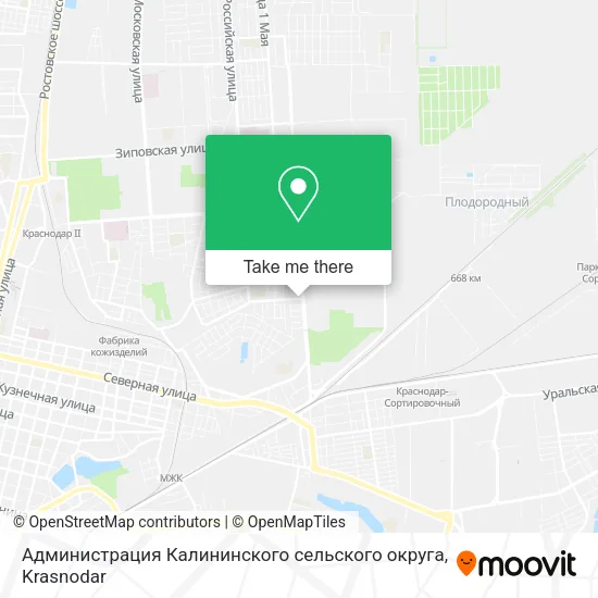 Администрация Калининского сельского округа map