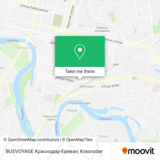 BUSVOYAGE Краснодар-Ереван map
