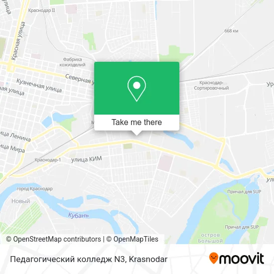 Педагогический колледж N3 map