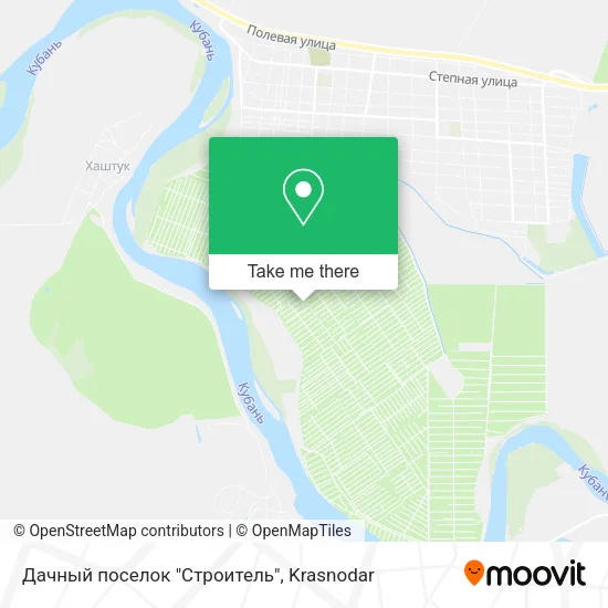 Дачный поселок "Строитель" map