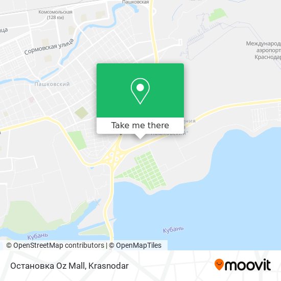 Остановка Oz Mall map