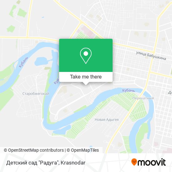 Детский сад "Радуга" map