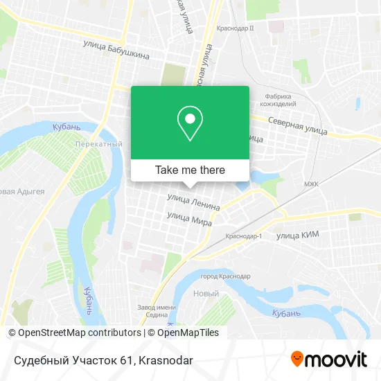 Судебный Участок 61 map