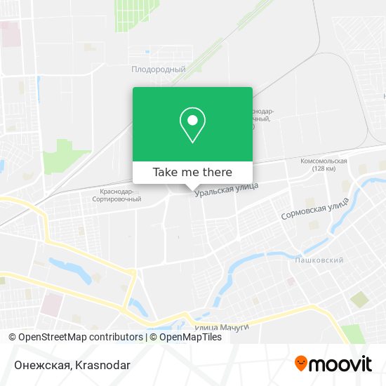 Онежская map