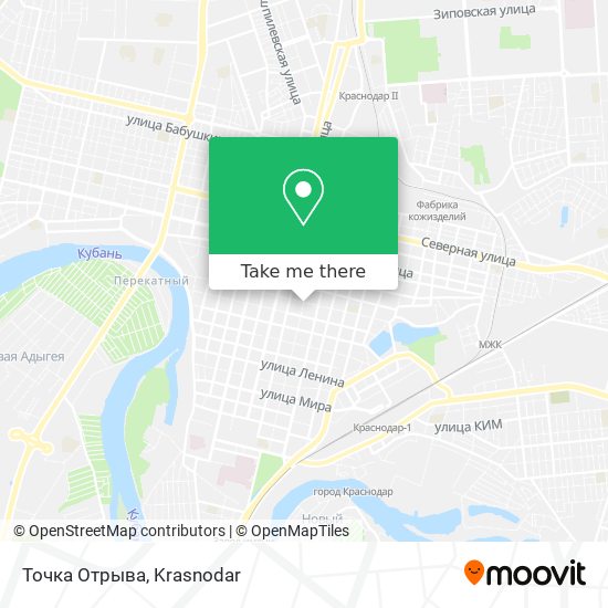 Точка Отрыва map
