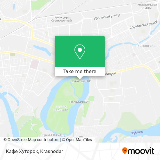 Кафе Хуторок map
