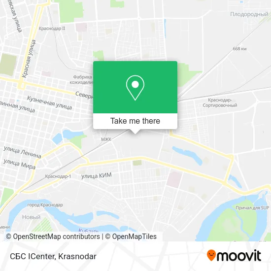 СБС ICenter map