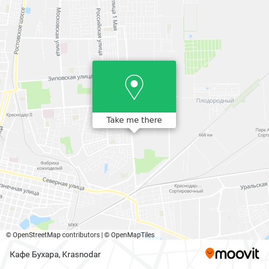 Кафе Бухара map