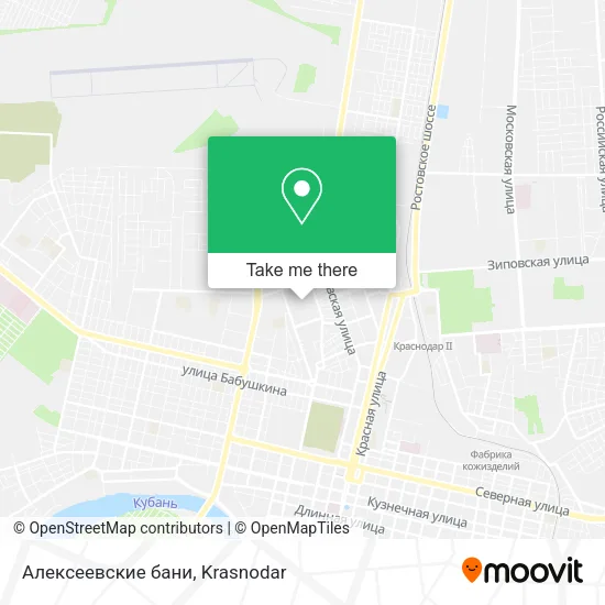 Алексеевские бани map