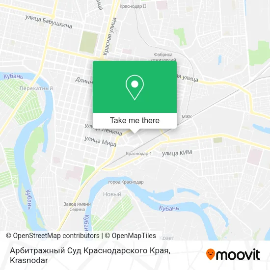 Арбитражный Суд Краснодарского Края map